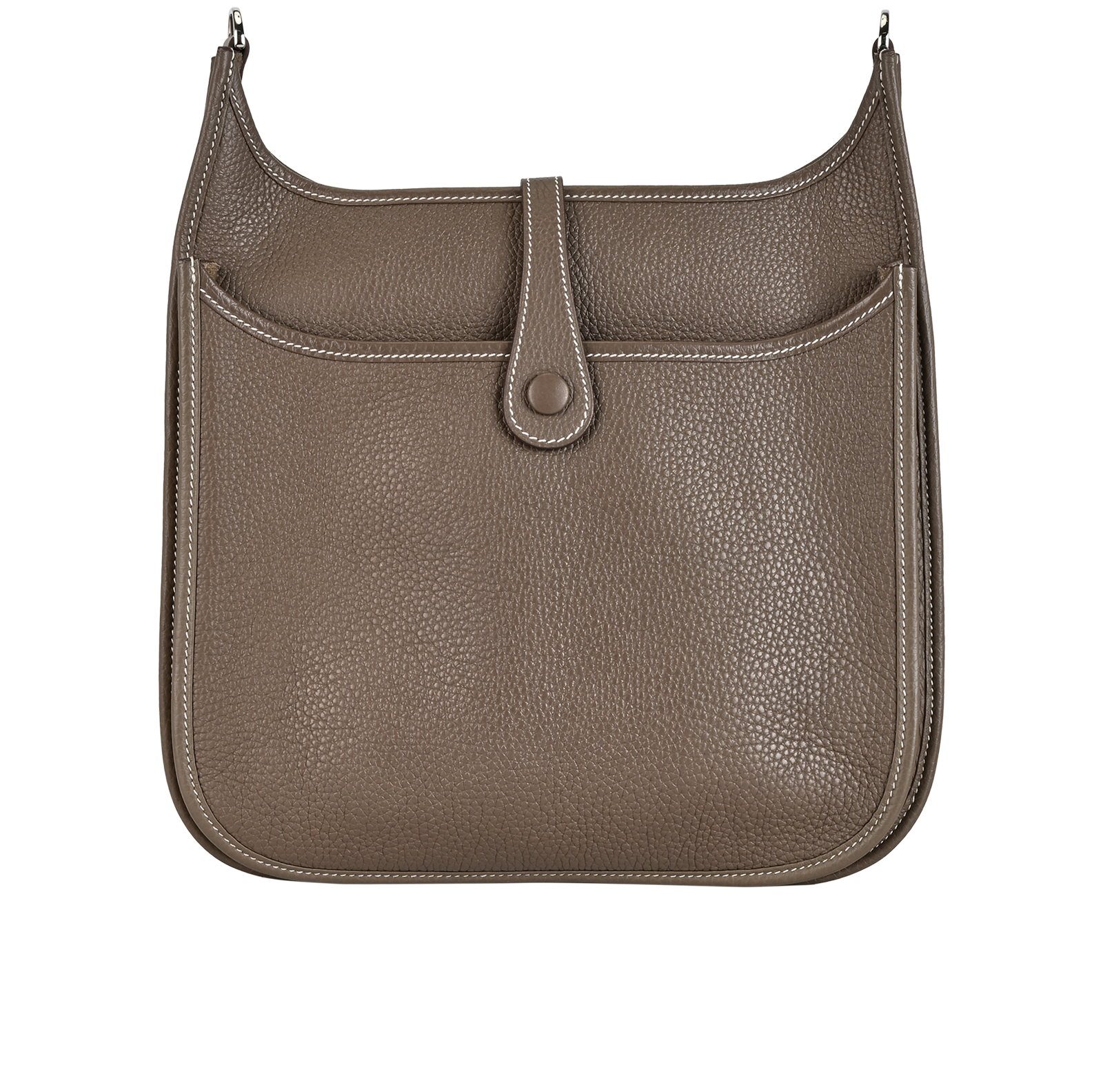 Evelyne III 29 In Clemence Etoupe, &pound;2,200, Handbags, Taupe, Leather, Back view